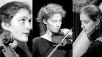 Anne-Cécile BRIELLES violon, Nathalie CORNEVIN harpe , Lise PECHENART violoncelle