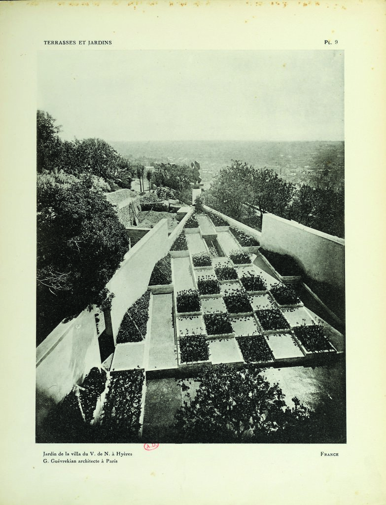 Gabriel Guévrékian Jardin de la villa Noailles, 1926-1928