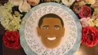 Cupcake market- face cookies- star - obama