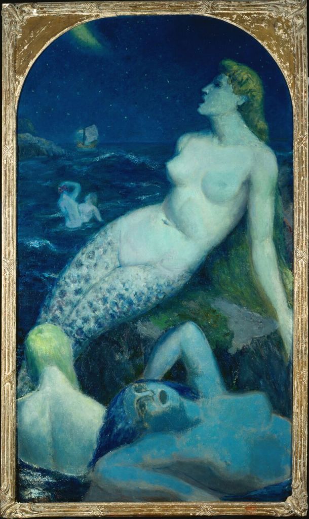 Paul-Alex DESCHMACKER, La Grande Sirène bleue, Vers1937 © Musée La Piscine, Dist. RMN-Grand Palais - Arnaud Loubry
