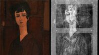 Portrait cachée, Modigliani