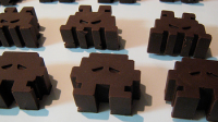 space invaders chocolat