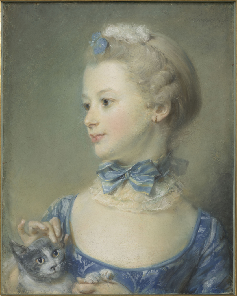 Portrait de Mlle Huquier, Jean-Baptiste Perronneau 