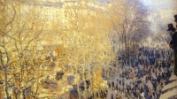 Claude Monet, The Boulevard des Capucines, Paris (1873), copyright the State Pushkin Museum of Fine Arts, Moscow.
