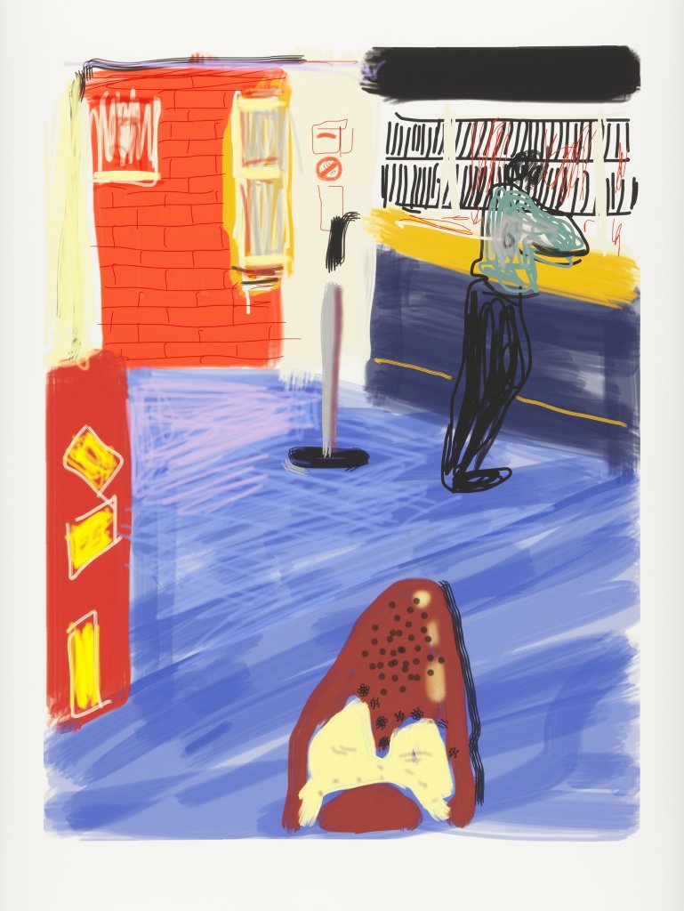 David Hockney, 2010, Dessin sur iPad