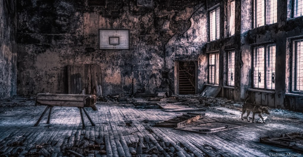 Salle de sport de Pripyat, Chernobyl Exclusion Zone