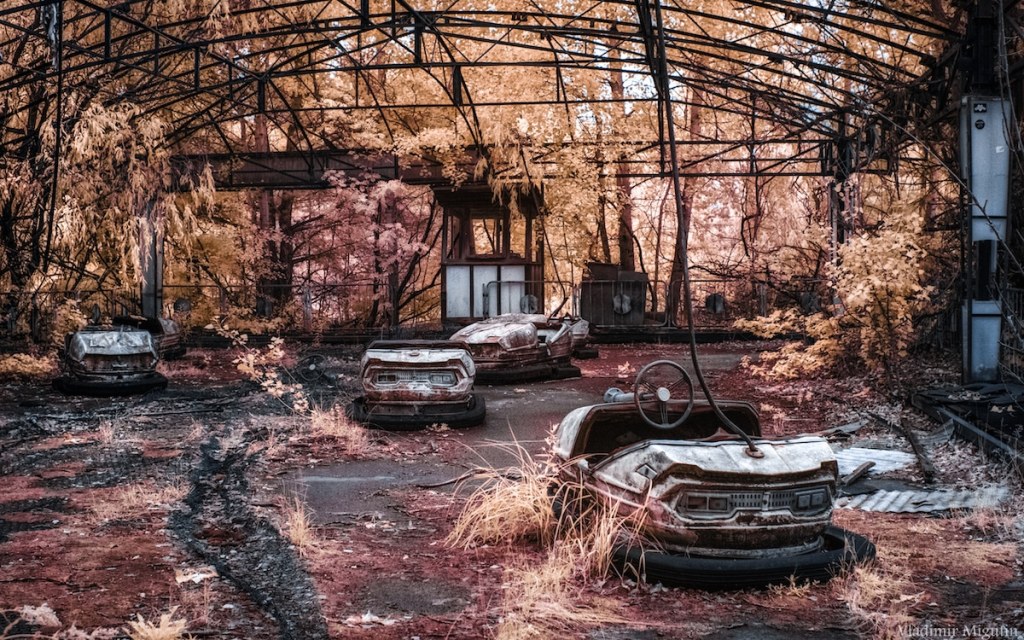 Des anciennes auto-tamponneuses, Chernobyl Exclusion Zone 