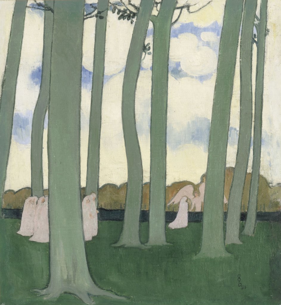 Maurice Denis, Les Hêtres de Kerduel ou Les Arbres verts, 1893