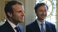 Emmanuel Macron et Stéphane Bern