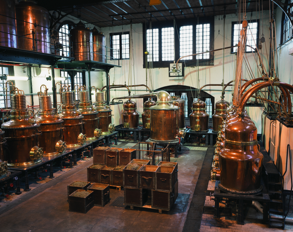 Vue de la distillerie