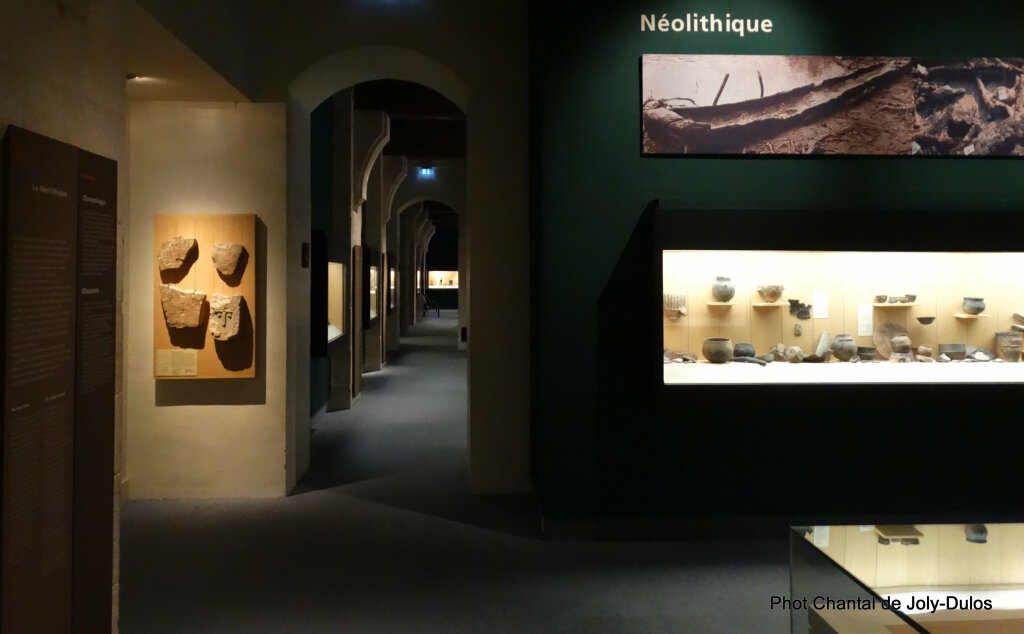 Vue des collections permanentes - Musée national d'archéologie, Saint Germain en Laye (35)
