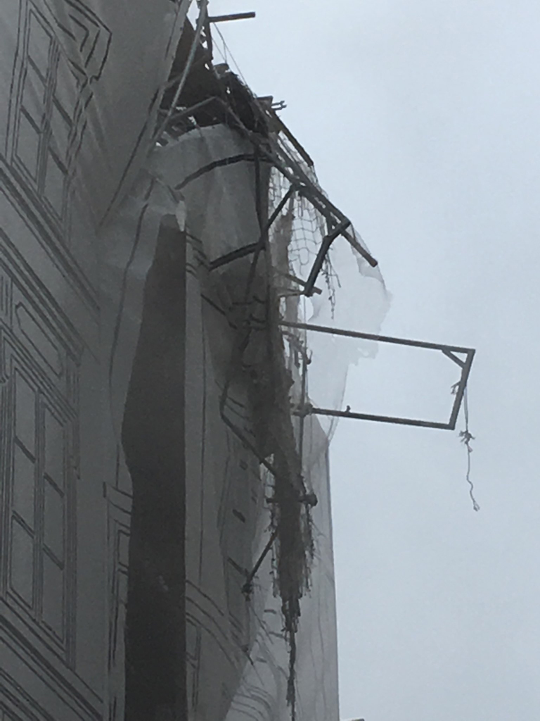 Fermeture dramatique du Musée en Herbe dû à l'effondrement du bâtiment en chantier de la Samaritaine