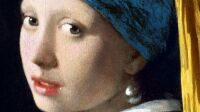 Jeune fille à la perle, Vermeer, gros plan