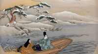 Promenade à bord d’une barque - © The Khalili Collections of Japanese Art