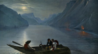 Charles Edouard Le Prince, Promenade de Julie et Saint-Preux sur le lac de Genève