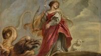 Pierre Paul Rubens, Esquisse de sainte Marguerite, du lot 19 de la vente aux enchères du 31/03/19, Lille © Maison Mercier