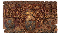 Panneau aux armes de Pierre II de Bourbon et Anne de France_MAB95-112-1