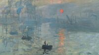 impression soleil levant, manet, arts in the city