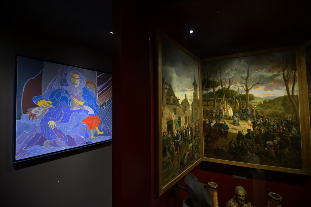 Vue de l'exposition Requiem pour les Barthélemy - Musée de la Grande Guerre de Meaux