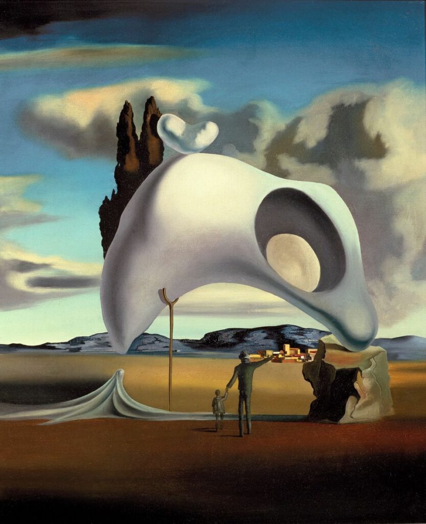 Salvador Dalí, Vestiges ataviques après la pluie, 1934