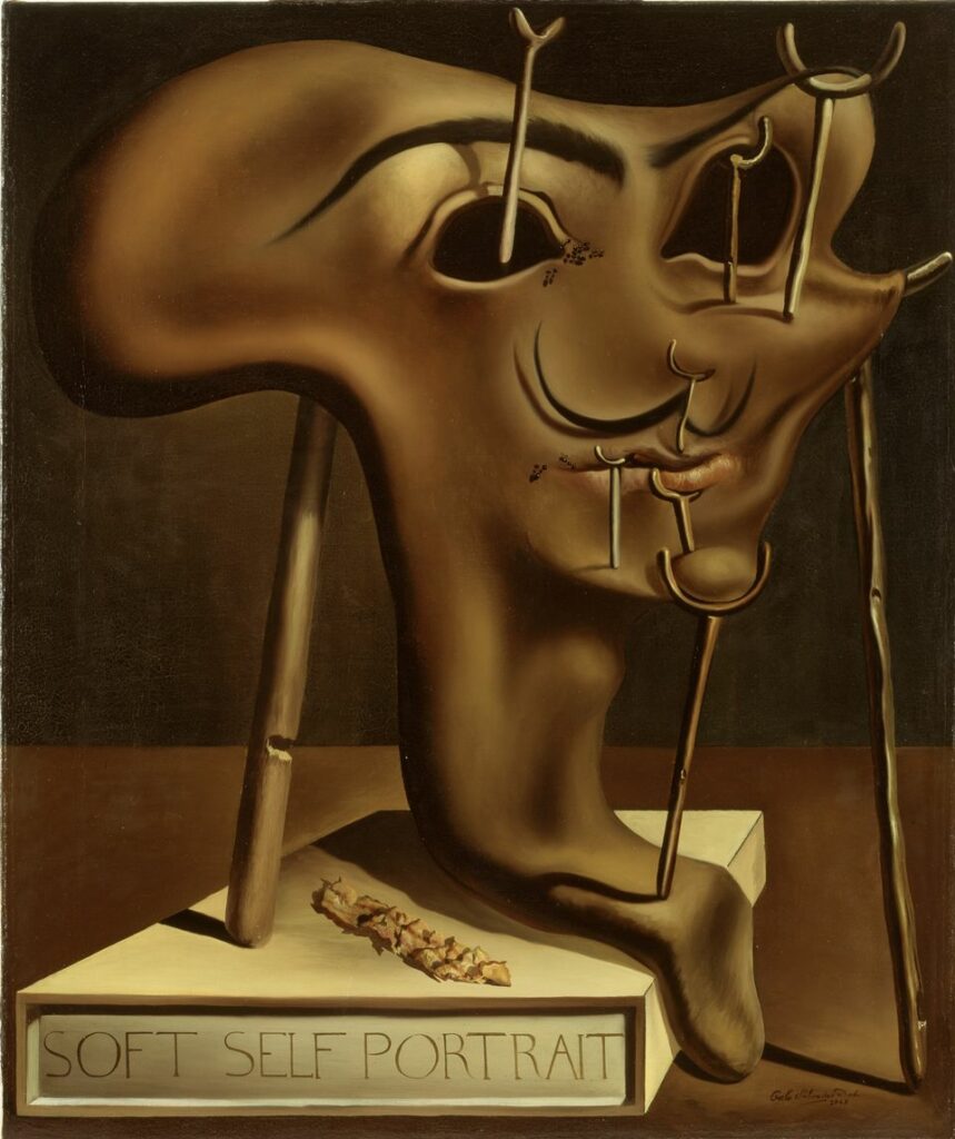  Salvador Dalí, Autoportrait mou au lard grillé, 1941