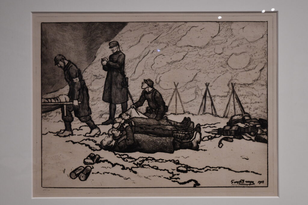Georges Bruyer au musée de la Grande Guerre de Meaux 