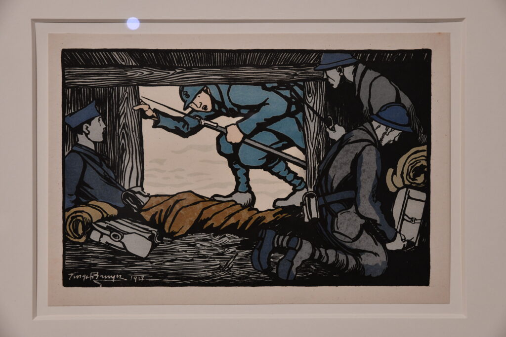 Georges Bruyer au musée de la Grande Guerre de Meaux