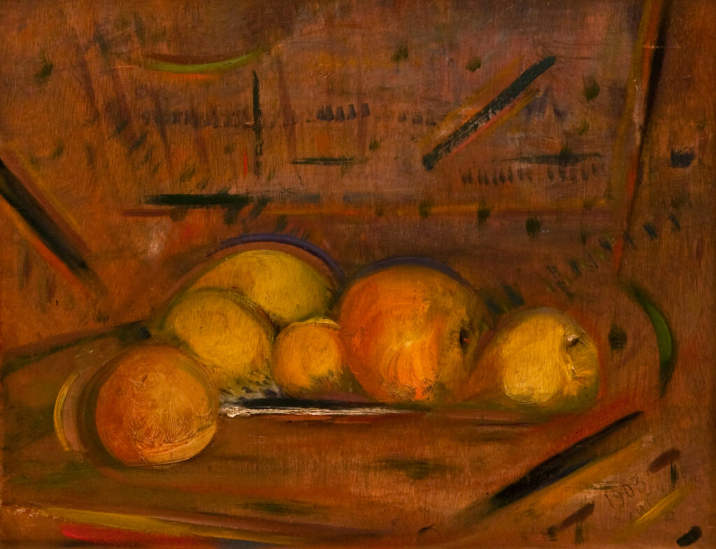 Henri-Jean Closon, Nature morte aux pommes, 1903