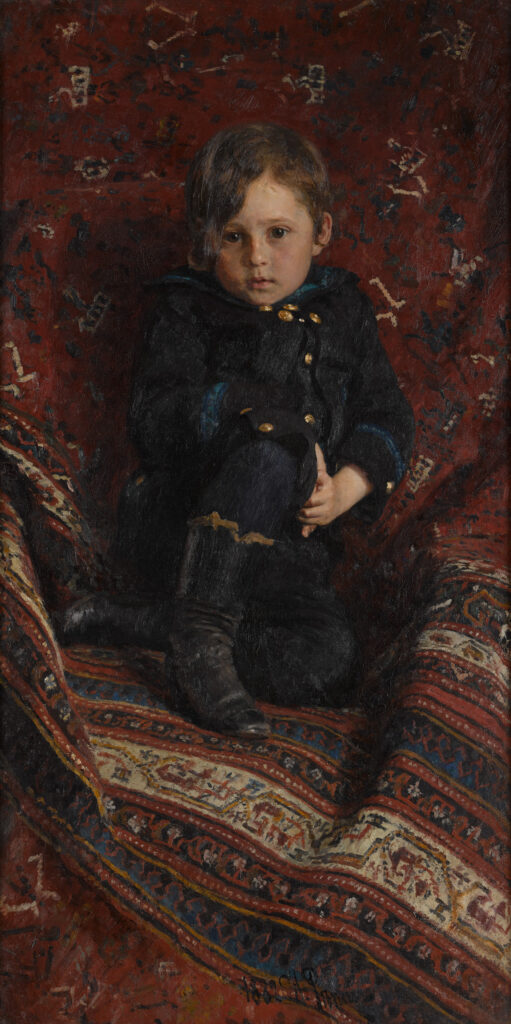 Ilya Répine, Portrait de Youri Répine enfant, 1882