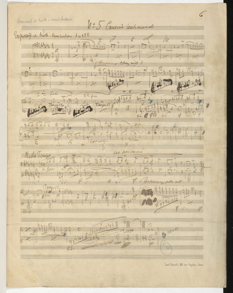 Des lignes et des notes, Fondation Martin Bodmer - Bizet
