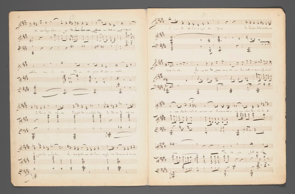 Des lignes et des notes, Fondation Martin Bodmer - Debussy