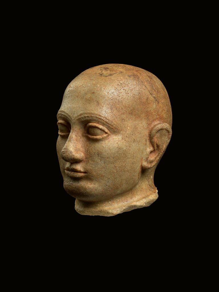 Tête d'homme, Mésopotamie- vers 2050 av. J.-C.