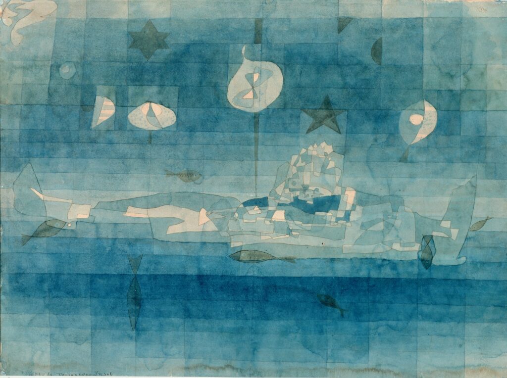 Paul Klee, L'Ile engloutie, 1923