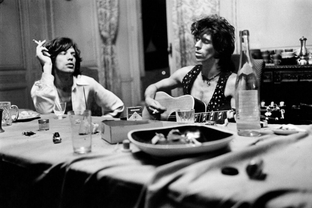 Mick Jagger & Keith Richards, Villa Nellcote, Villefranche sur Mer, Dominique Tarlé, 1971