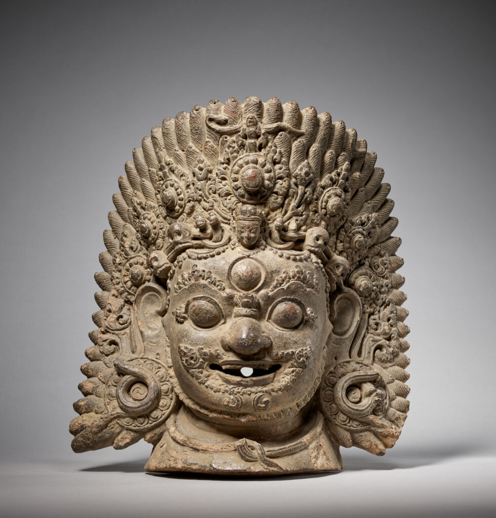 Masque rituel représentant Shiva Bhairava Népal, vallée de Katmandou, 17e siècle