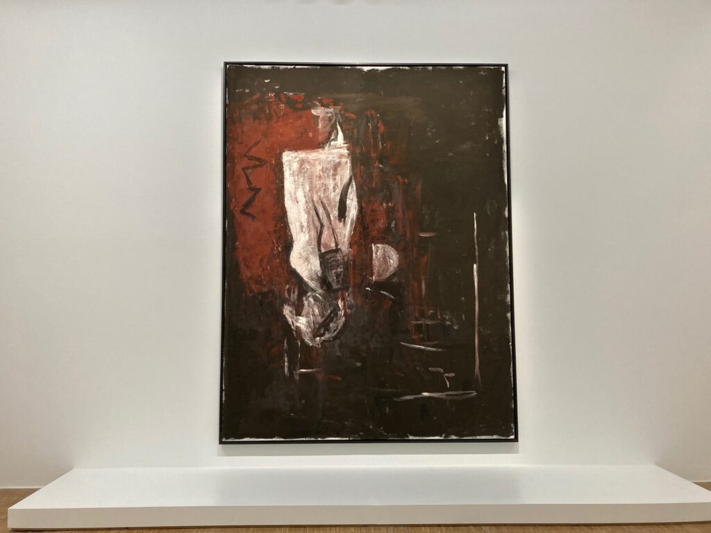 Vue de l'exposition Georg Baselitz au Centre Pompidou 