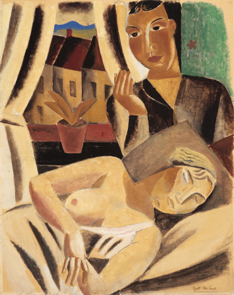 Gustave De Smet, The lovers, 1927, Galerie Oscar de Vos, BRAFA Art Fair