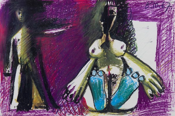 Pablo Picasso, Jeune Garçon et femme assise, 1967, Bailly Gallery, BRAFA Art Fair