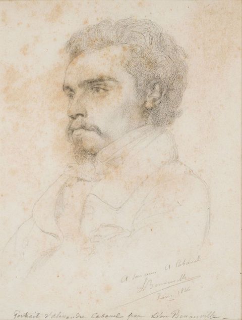 François Léon Benouville, Portrait d’Alexandre Cabanel, 1846