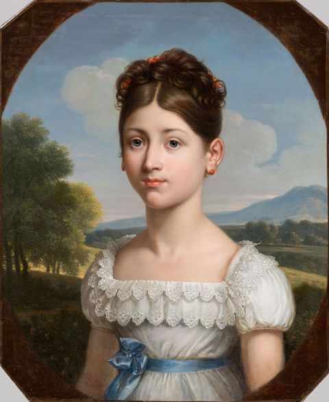  François-Xavier Fabre, Portrait de Caroline Scitivaux (1800-1882), vers 1810