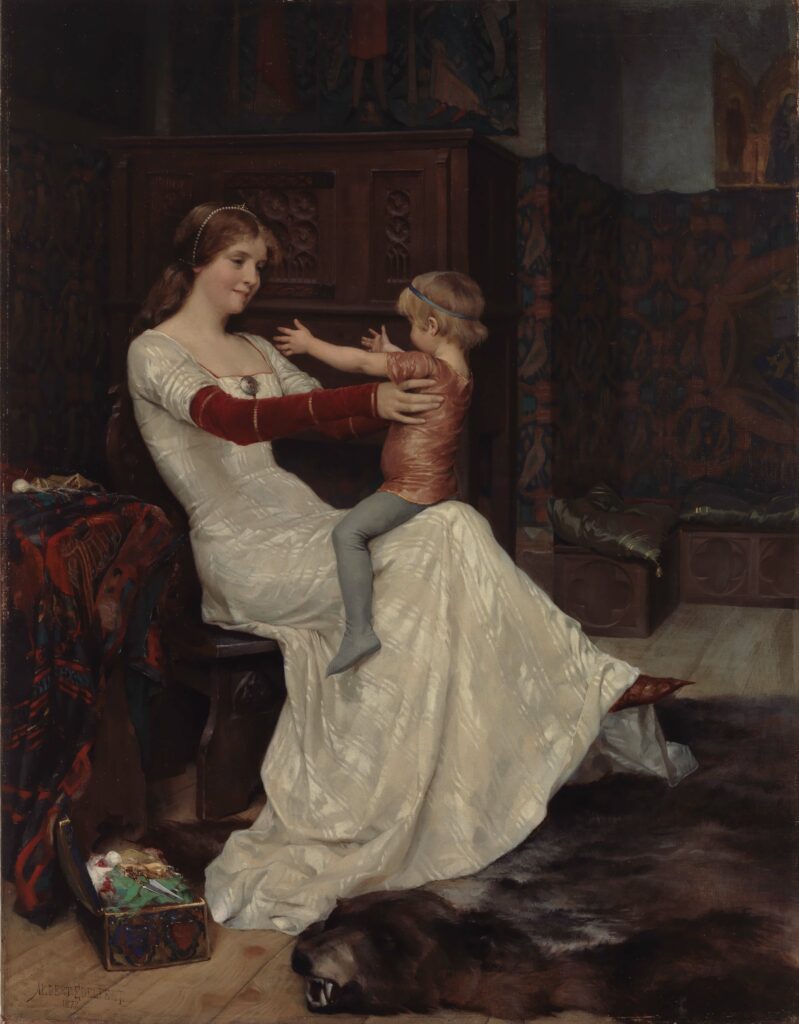 A. Edelfelt, La Reine blanche, 1877