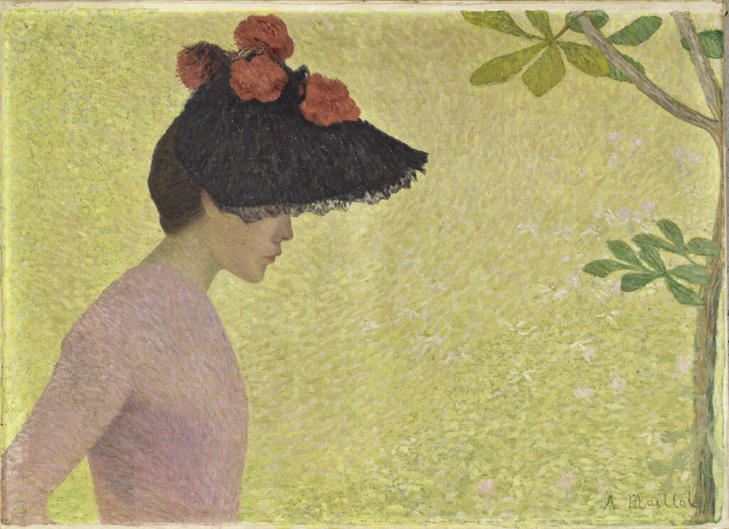 Aristide Maillol, Profil de femme, Vers 1896