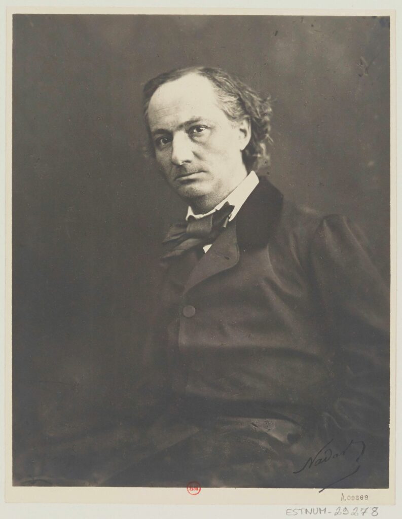 Charles Baudelaire par Félix Nadar