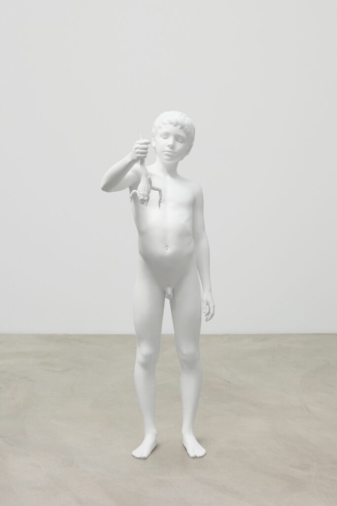 Charles Ray, Boy with frog, 2009