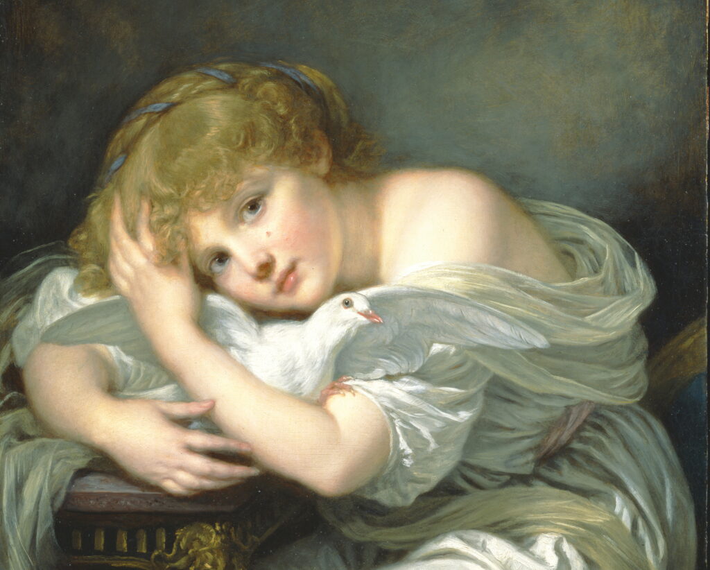 Jean-Baptiste Greuze, L'enfant à la colombe