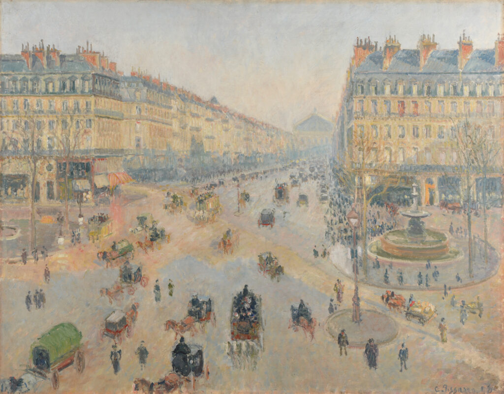 Camille Pissarro, L’avenue de l’Opéra, 1898