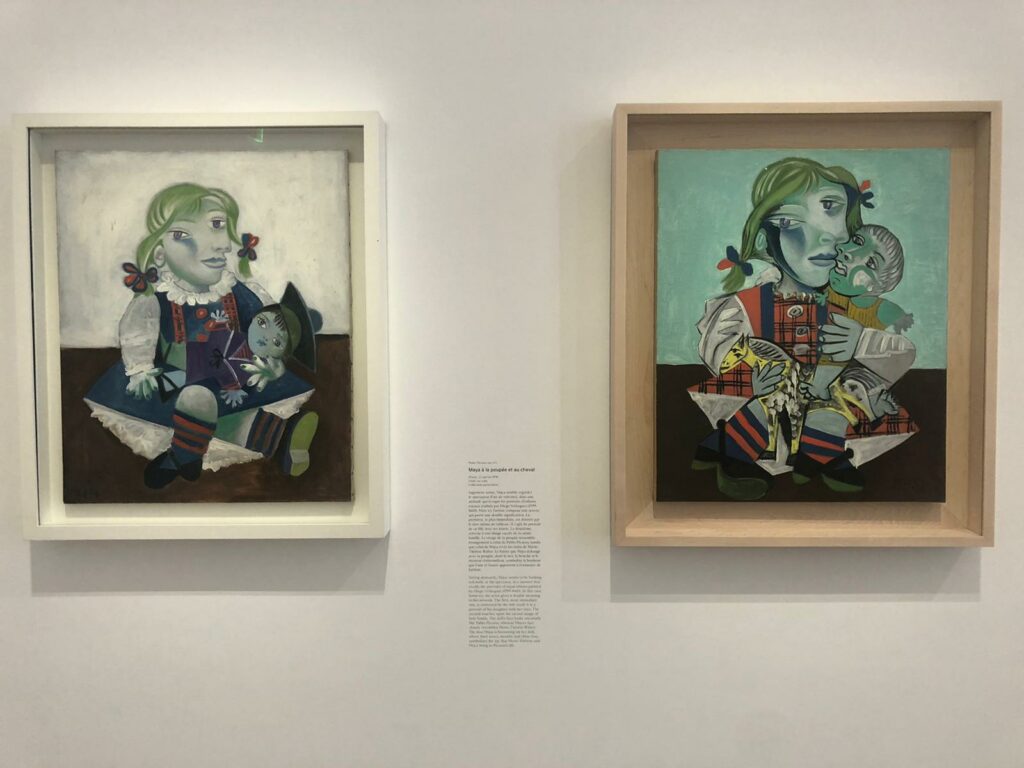Vue de l'exposition Maya Ruiz-Picasso, Fille de Pablo au Musée National Picasso Paris, 2022