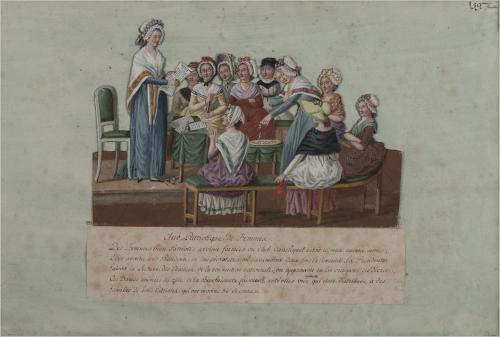 Jean-Baptiste Lesueur, Club Patriotique de Femmes, entre 1789 et 1795 