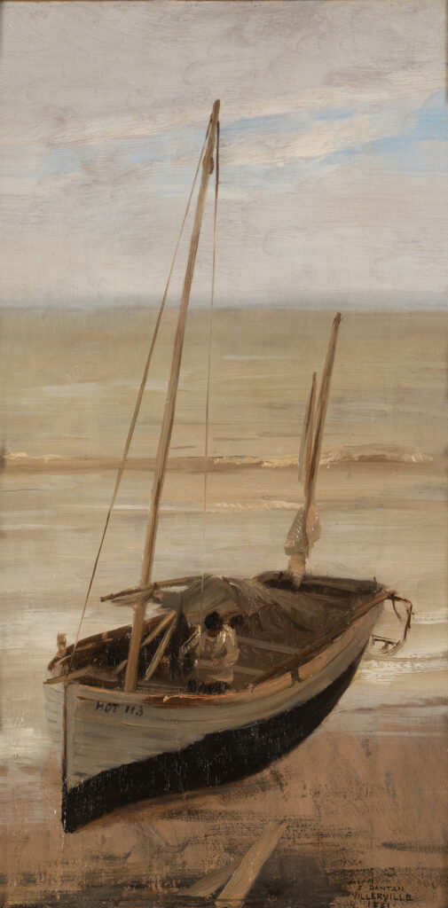 ÉdouardDantan(1848-1897), Plate à Villerville, marée basse, 1881