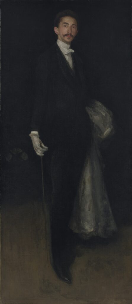 James Abbott McNeill Whistler, Arrangement en Noir et Or : Comte Robert Montesquiou-Fézensac, 1891-92